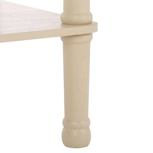 Console Entryway Table 28 Inch Sand Finish - Wooden Hallway Accent