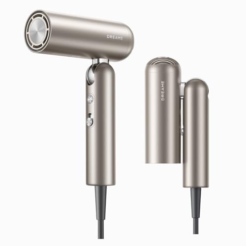 DREAME Pocket Pure High-Speed Foldable Hair Dryer - Ionic, Quiet, Travel Ready