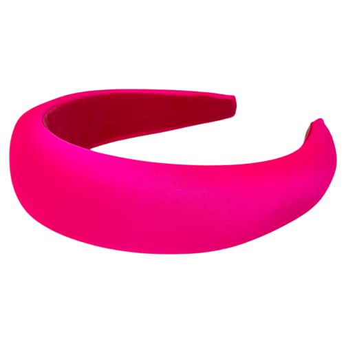 Pink Padded Headband for Women - Wide, Comfortable Hair Accessory
