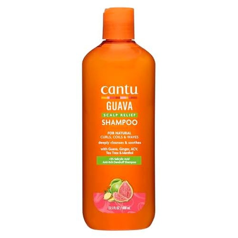 Cantu Guava Shampoo Scalp Relief 13.5 Ounce (400ml) (Pack of 2)