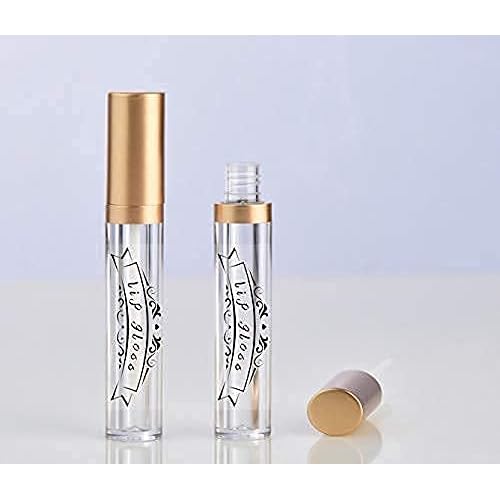 Lip Gloss Tube Stickers,2x1 Inch Clear Roller Bottles Stickers,Waterproof Label for Personalized DIY Lip Gloss Bottle,200 Pcs Per Pack