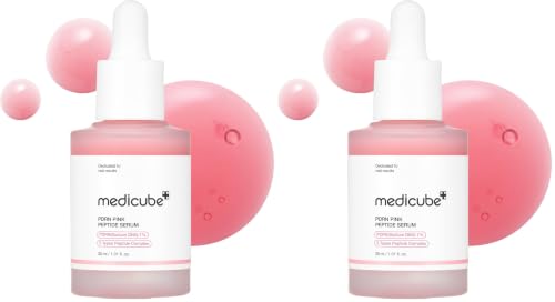 Salmon DNA PDRN Pink Peptide Serum with Niacinamide & Peptides - 1.01 Fl Oz Pack of 2