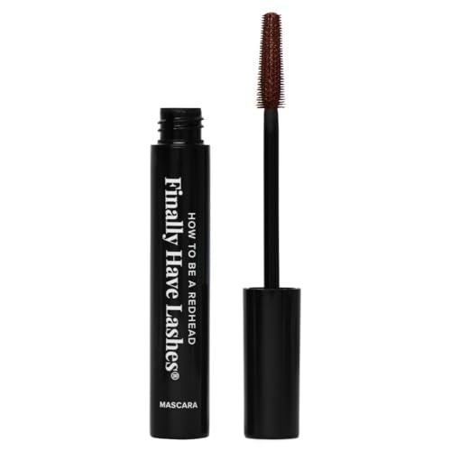 Redhead-Friendly Brown Lash-Enhancing Mascara - Flake-Free, Sensitive Formula