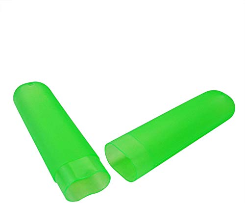 24PCS Travel Toothbrush Holder Case - Safe, Hygienic & Compact for Bathroom & Travel - Variety of Colors