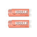 Hurraw! Grapefruit Lip Balm, 2 Pack: Organic, Certified Vegan, Cruelty and Gluten Free. Non-GMO, 100% Natural Ingredients. Bee, Shea, Soy and Palm Free. Made in USA