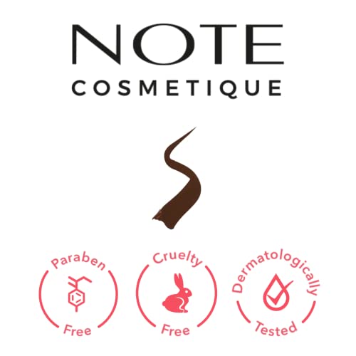 NOTE Elegant Matte Dipliner - Smudgeproof Liquid Eyeliner with Felt Tip - Waterproof Eyeliner for Precise Definition - 02-0.085 oz