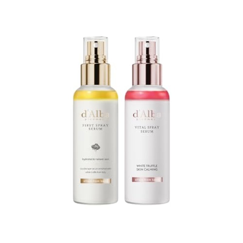 d'alba Piedmont Italian White Truffle First Spray Serum & d'alba Piedmont Italian White Truffle Vital Spray Serum