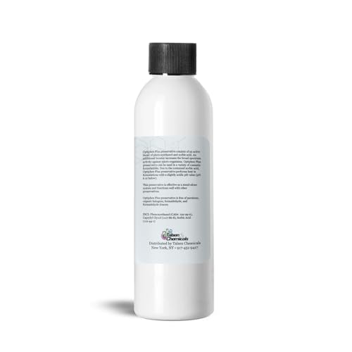 Optiphen Plus Preservative for Cosmetics,Optiphen Natural Presevative For Lotions Making DIY Productes, Serums (4 Ounce / 118 mL)
