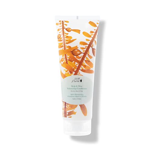 8 Fl Oz Volumizing Conditioner with Kelp & Mint - Natural Hair Thickening & Shine