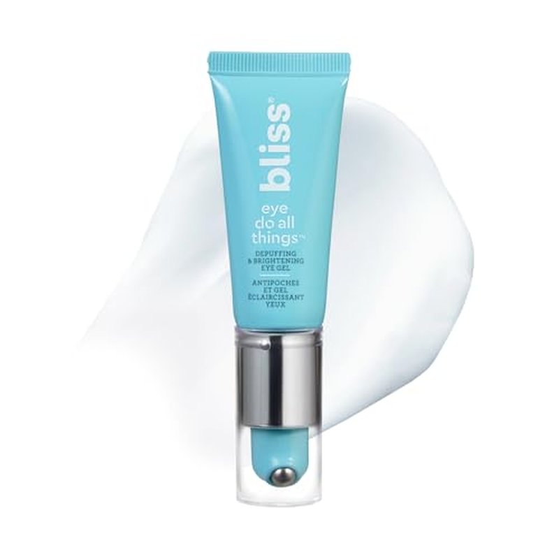 Bliss Serum and Eye Cream 2pc Set: Bliss Bright Idea Vitamin C + Tri-Peptide Brightening Serum - 1 Fl Oz - Hydrating Illuminating Face Cream with Peptides and Eye Do All Things Hydrating Eye Cream