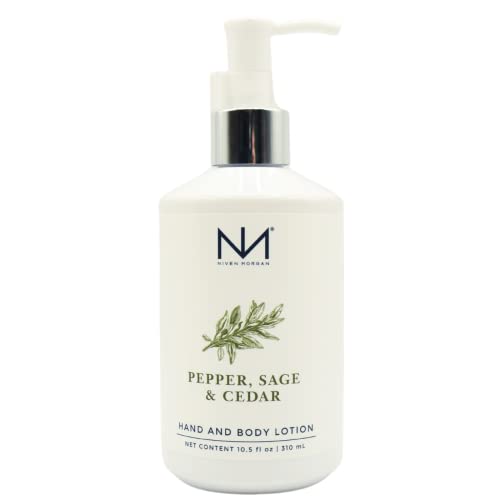 Niven Morgan Pepper, Sage and Cedar Hand and Body Lotion 10.5 fl oz 310 ml