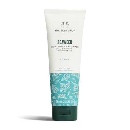 The Body Shop Seaweed Gel Cleanser for Oily & Combination Skin 125ml - Vegan, Natural