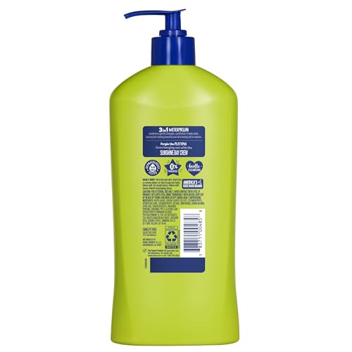 Suave Kids 3-in-1 Tear Free, Body Wash, Shampoo and Conditioners, Dermartologist Tested, Watermelon Wonder, 18 Oz Pack of 6