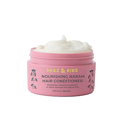 SHAZ & KIKS Nourishing Naram Weightless Conditioner 3.04 Fl Oz - Repair & Reduce Frizz