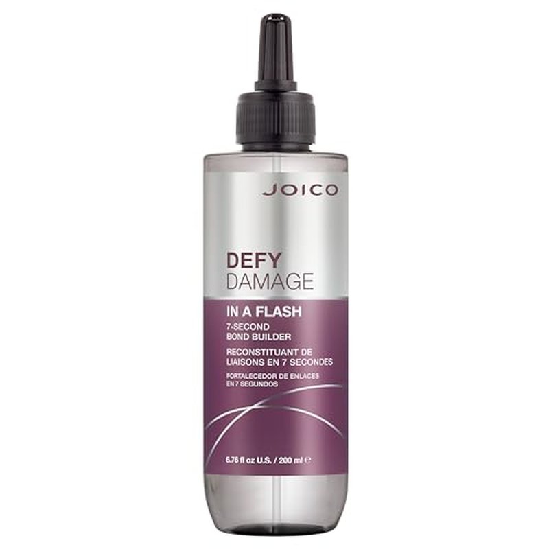 Joico Defy Damage In A Flash 7-Second Bond Building Hair Treatment | With Liquid Keratin | Quick Bond Strengthening & Protection | Color -Safe | Unique Liquid-To-Cr?me Formula | 6.76 Fl Oz