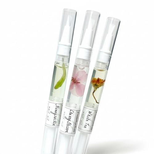 Lavender Cuticle Oil Trio- CLEAN BEAUTY AWARD WINNER- Professional Manicure and Pedicure Set- Nourishes, Strengthens, Protects (Pack of 3)