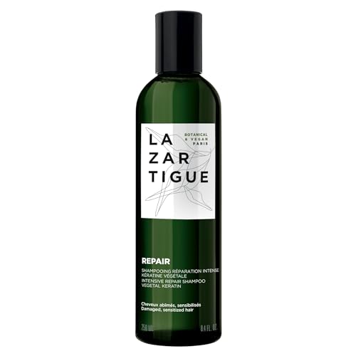 Lazartigue Intensive Repair Shampoo 8.4 Fl Oz - Hydrating & Damage Repair for Dry Hair