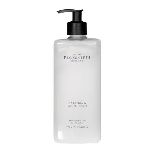Gardenia & White Peach Hand Wash - 725ml Luxury Liquid Hand Soap, Softening & Hydrating | Variation: 725ml