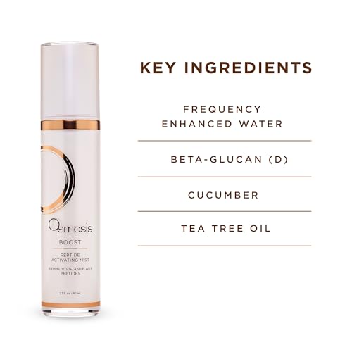 OSMOSIS Peptide Hydrating Facial Mist - 2.7 Fl Oz Skin Care Spray for All Skin Types