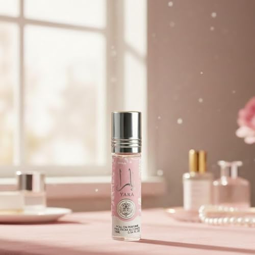 Pink Blush & Yara Roll-On Perfume Set - 100ml & 10ml Fragrances for Women - Ard Al Zaafaran