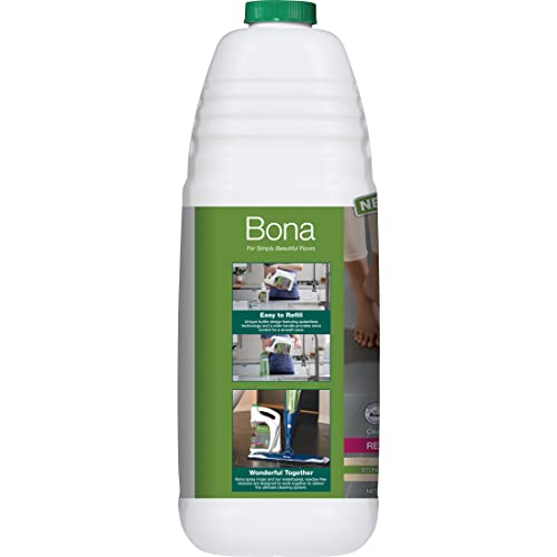Bona Hard Surface Floor Cleaner Refill - 4 Gallons, Eco-Friendly, Residue-Free