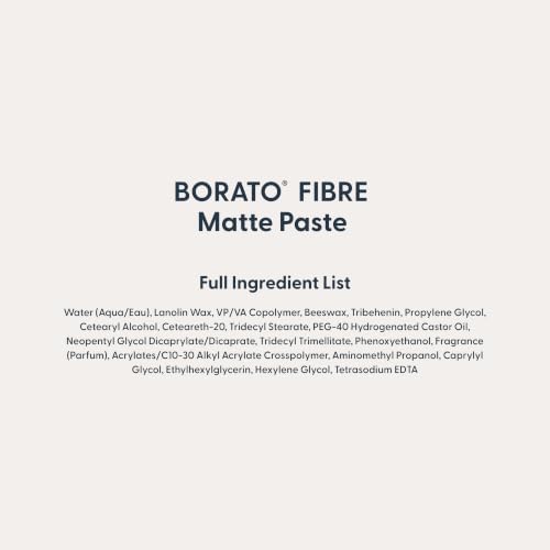 SEVEN Borato Fibre Matte Hair Paste 1.7oz Medium Hold Texturizing Styling Clay