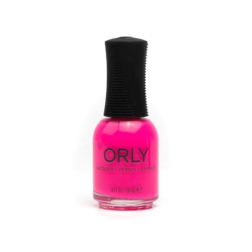 Orly Neon Nail Polish Colors for Summer | Bright Shades and a Confetti Topper for Summer Neon Nails | 0.6fl oz (That's Hot, 0.6 fl oz)