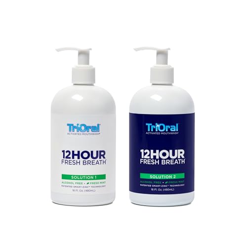 12-Hour Fresh Breath Mouthwash System Mint 2-Bottle Set - Adult Oral Care