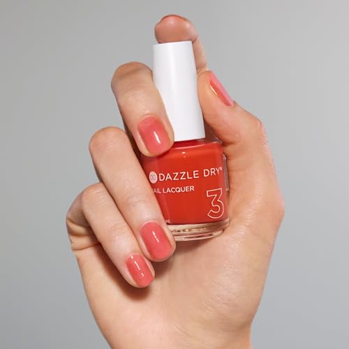 Dazzle Dry Nail Lacquer (Step 3) - Cupid's Arrow - A sheer white layering effect with a glistening gold sparkle. Sheer shimmer. (0.5 fl oz)