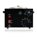Wax Warmer with Adjustable Temperature - Hair Removal Heating Device - Black Single Pot