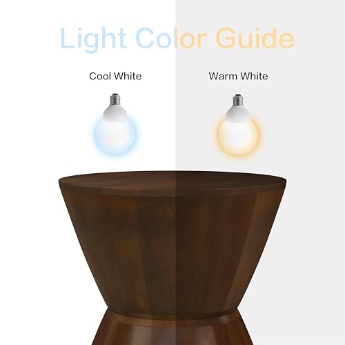 Walnut Mango Wood End Table - Spatial Order Round Accent Side Table