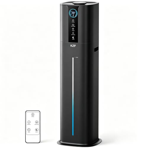 Large Room Smart Humidifier with Remote Control - 9L/2.3Gal Cool Mist, Quiet, App & Touch Control, 3 Mist Modes, Black