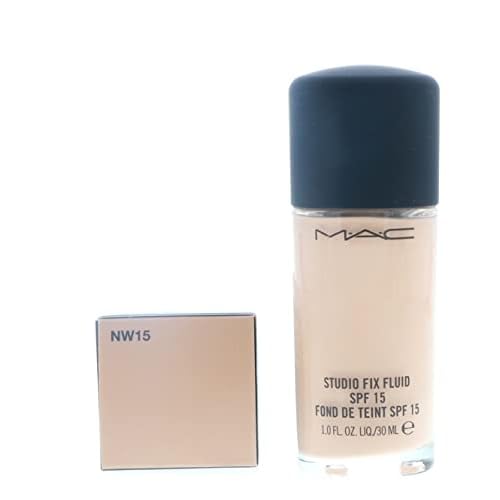 M.A.C Studio Fix Fluid Foundation SPF 15 NW15, 1 Ounce