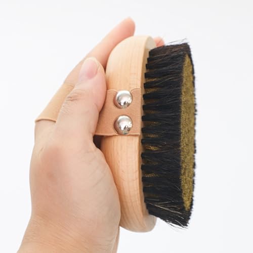 OWIIZI Copper Dry Brushing Body Brush for Lymphatic Drainage & Cellulite - Copper Bristles