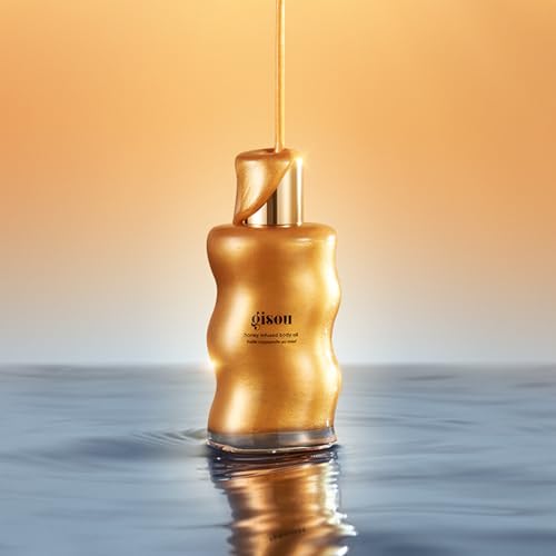 Honey Infused Body Oil with Shimmer for Hydration & Glow - 1.5 Fl Oz