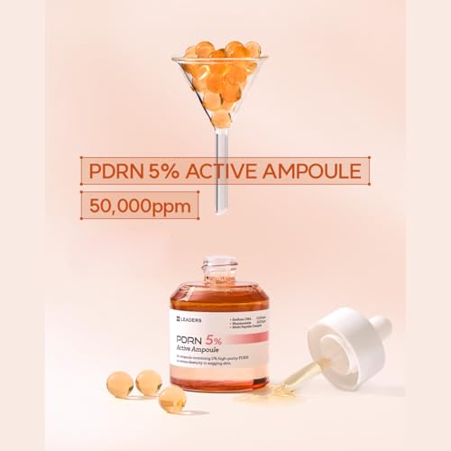 LEADERS PDRN 5% Anti-Aging Ampoule for Skin Firmness & Elasticity - 30ml