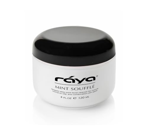 Raya Mint Soufflé Facial Cleanser 4oz for Sensitive & Oily Skin - Deep Pore