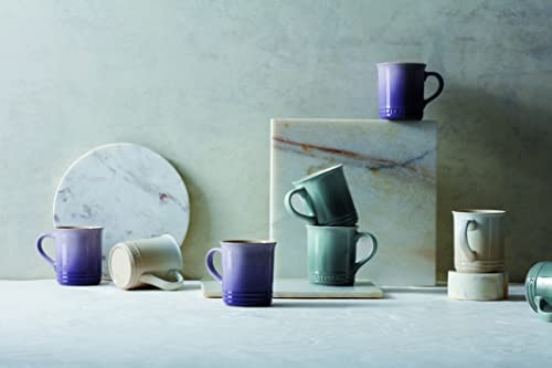 Le Creuset Stoneware Vancouver Mug Set of 4 - 14 oz Sea Salt Variation