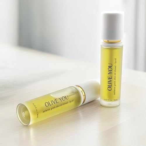 Hydrating Lip Oil with Olive Oil & Squalane - Non-Sticky, Nourishing Gloss