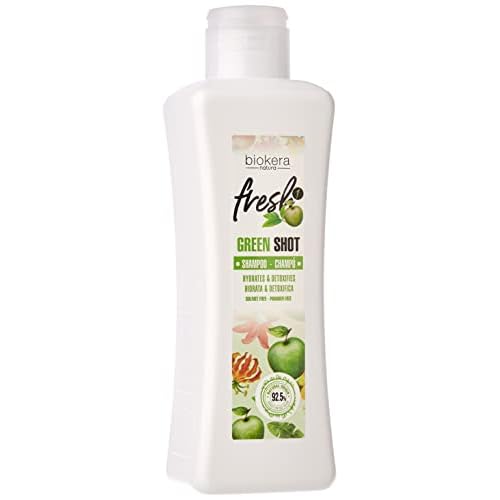 Salerm Biokera Fresh Green Shot shampoo for Unisex, 10.8 Ounce