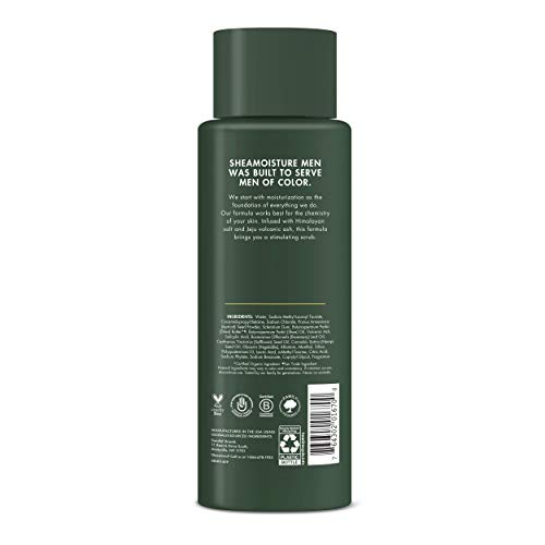 SheaMoisture Men Exfoliating Body Wash with Himalayan Salt & Volcanic Ash