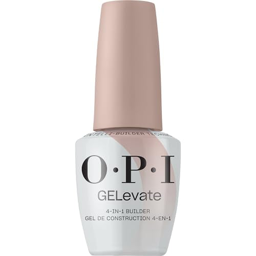 OPI GeLevate 4-in-1 Nail Builder Gel - Flawless Finish, 0.5 Fl Oz