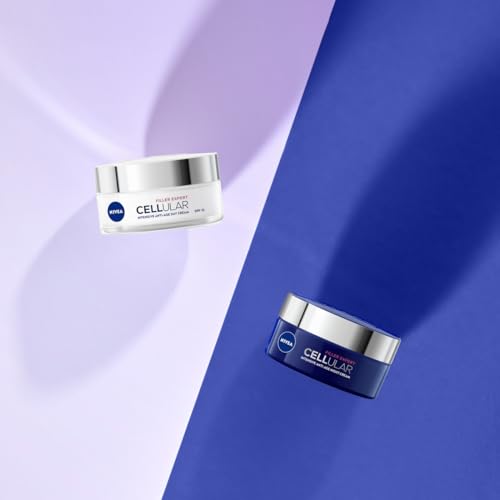 NIVEA Cellular Expert Filler Anti-Age Face Cream Set - Deep Hydration & Firming, 2 x 50ml