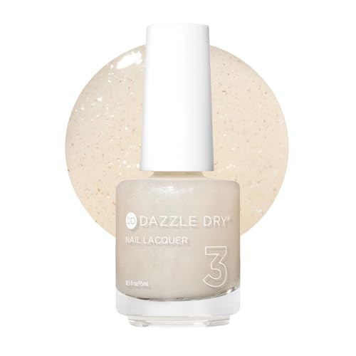 Dazzle Dry Nail Lacquer Step 3 Stardust 0.5 fl oz - Long-Lasting Gel-Effect Polish