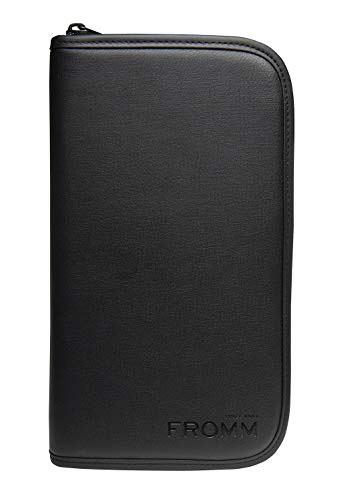 Professional Shear and Tool Case for Stylists and Barbers, Black, 8-Pocket