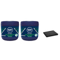 NIVEA Men Max Hydration Body Cream 13.5 oz ? 3-in-1 Moisturizer for Body, Face & Hands ? Long-Lasting Hydration for Normal Skin ? Fast-Absorbing, Non-Greasy Lotion, Pack of 2, Includes Cleaning Cloth