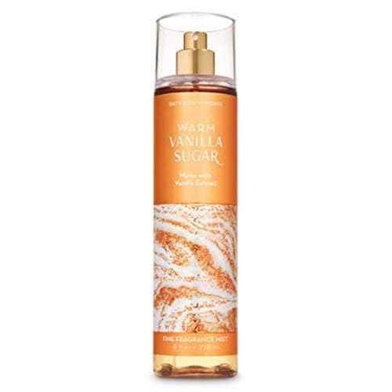 B & Body Works Warm Vanilla Sugar - Full Size Set - Shower Gel, Body Lotion, Fine Fragrance Mist