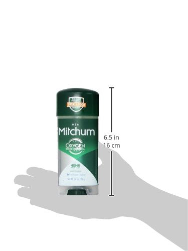 Mitchum Advanced Control Unscented Gel Deodorant 3.4 oz Pack of 6
