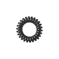 invisibobble Power Traceless Spiral Hair Ties - Pack of 3 True Black - Strong Elastic Grip Coil Hair Accessories for Active Women - No Kink, Non Soaking - Gentle for Girls Teens and Thick Hair