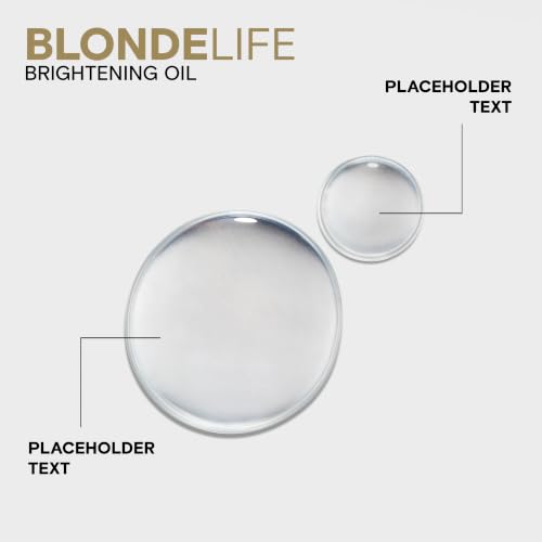 Joico Blonde Life Brilliant Glow Brightening Hair Oil 3.4 Fl Oz - Tames Frizz & Adds Shine